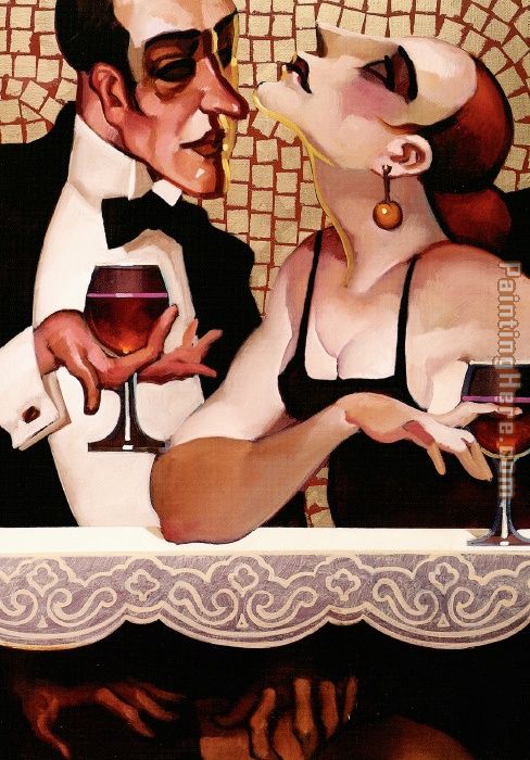 Ladies and Gentlemen II painting - Juarez Machado Ladies and Gentlemen II art painting